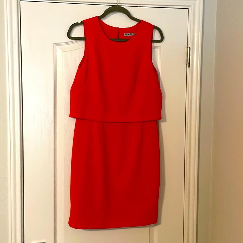Eliza J red dress size 6